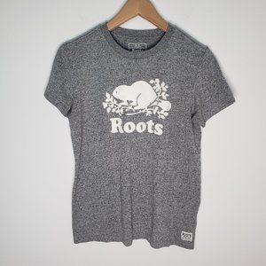 Roots Gray Tee Size M